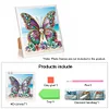 (US Only)4Pcs 30x30cm Beach 5D DIY Special Shape Crystal Partial Diamond Painting Kit