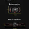 Motorcycle Waist Protector Brace Summer Breathable Waist Support Belt Red