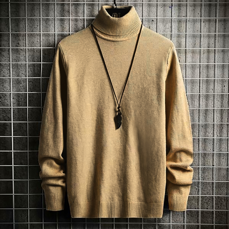 Men's Casual Turtleneck Sweater Techwear Shop