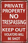 Warning - Vintage Metal Signs(12*16Inch) - Warning