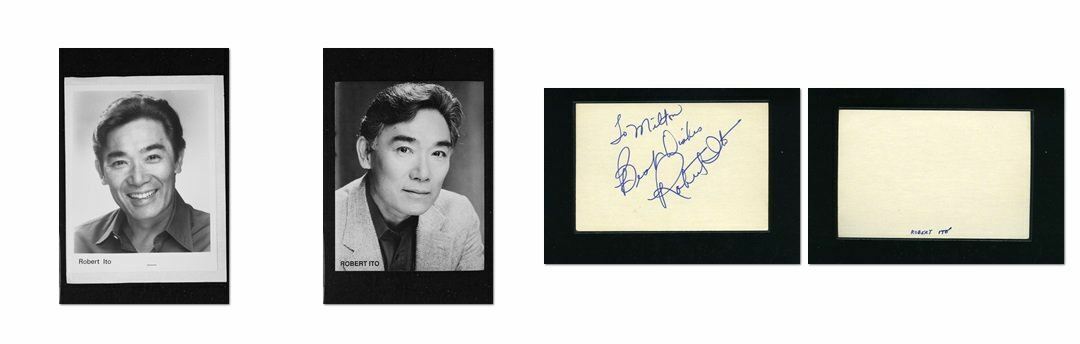 Robert Ito - Signed Autograph and Headshot Photo Poster painting set - Backaroo Banzie