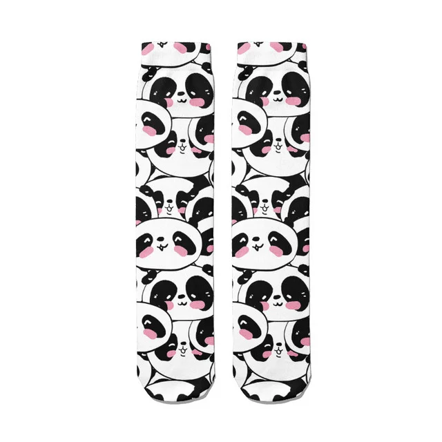 Funny 3D Printing Cute Cartoon Panda Socks