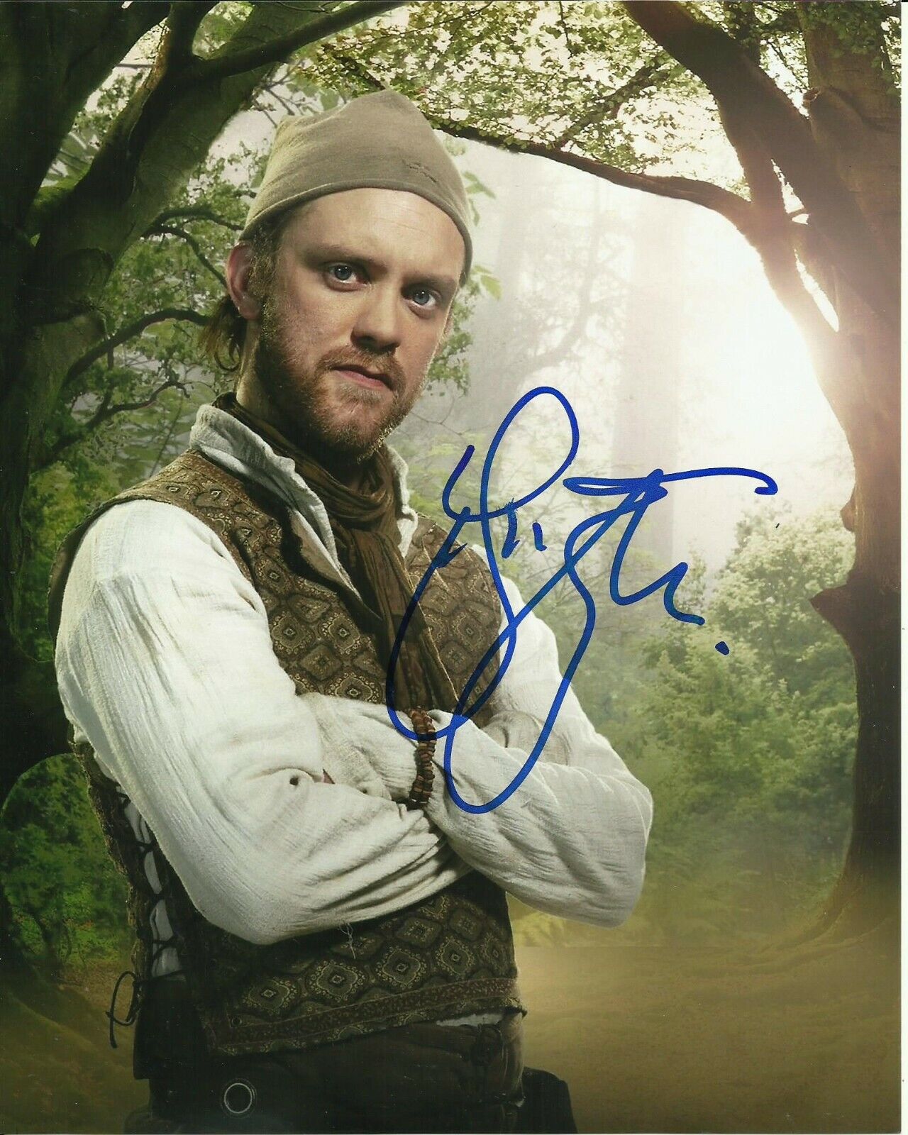 SAM TROUGHTON SIGNED ROBIN HOOD Photo Poster painting UACC REG 242 (2)