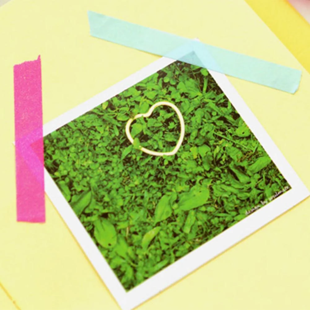 10pcs Colorful Paper Tape Adhesive Sticker Writable DIY Scrapbooking Decor