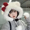 Hello Kitty Fluffy Beanie Girl's Gift Idea