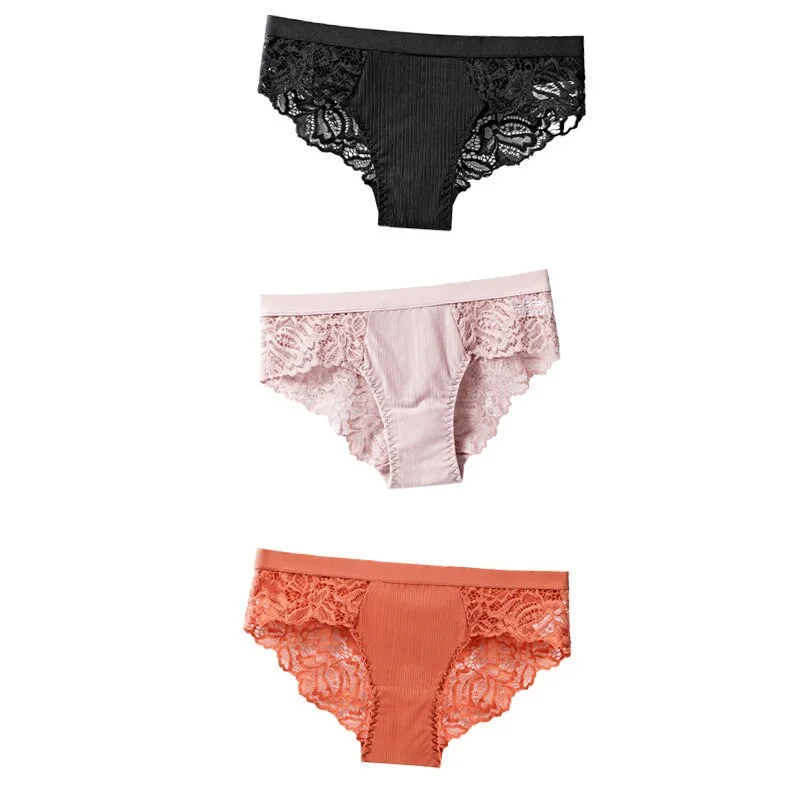 Billionm Confort Panties Sexy Panty Seampless Briefs Lace Women Underwear Lingerie for Female Girl Floral Pantys Underpants