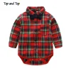 Baby Boys Sets Plaid Suspenders Cotton Gentleman Sets 2 Pcs