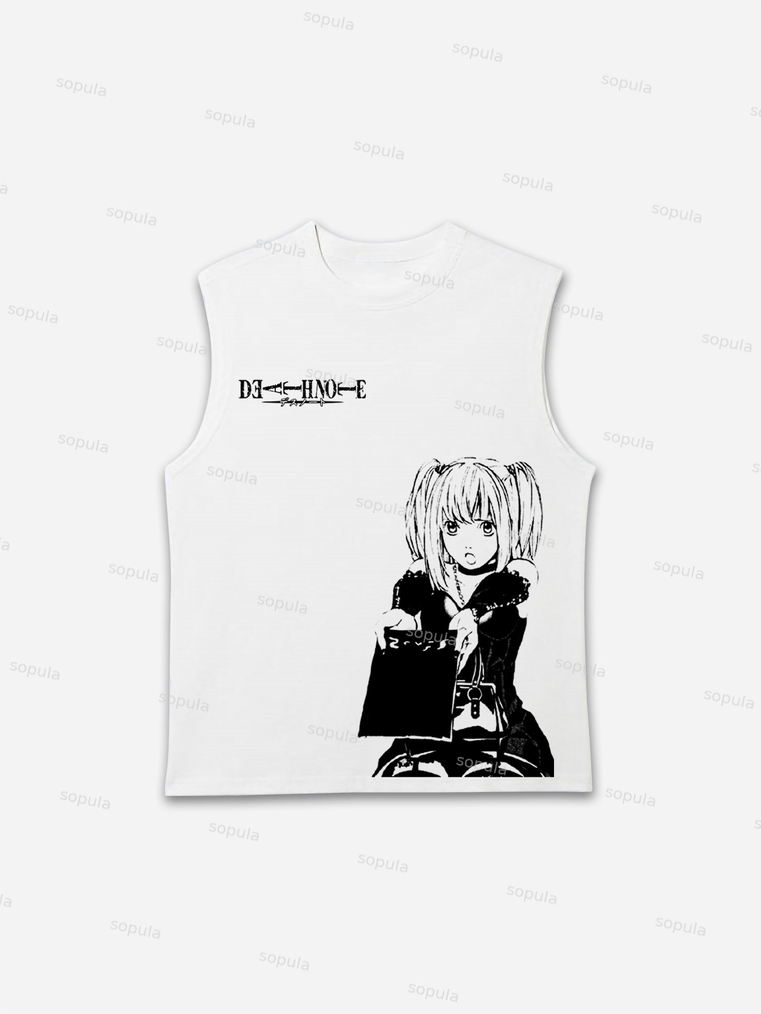 Death Note Manga Graphic Tank Top - Sopula｜Premium Graphic Tees & Graphic Clothing