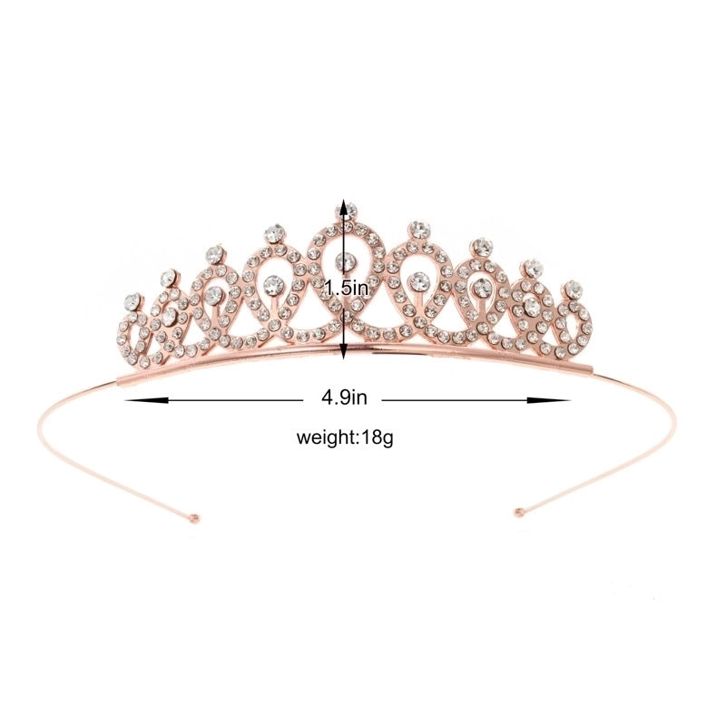 Factory Girl Crown Princess Simple Cute Headband Baby Festival Performance Hair Accessories Bride Crown Wedding Headdress