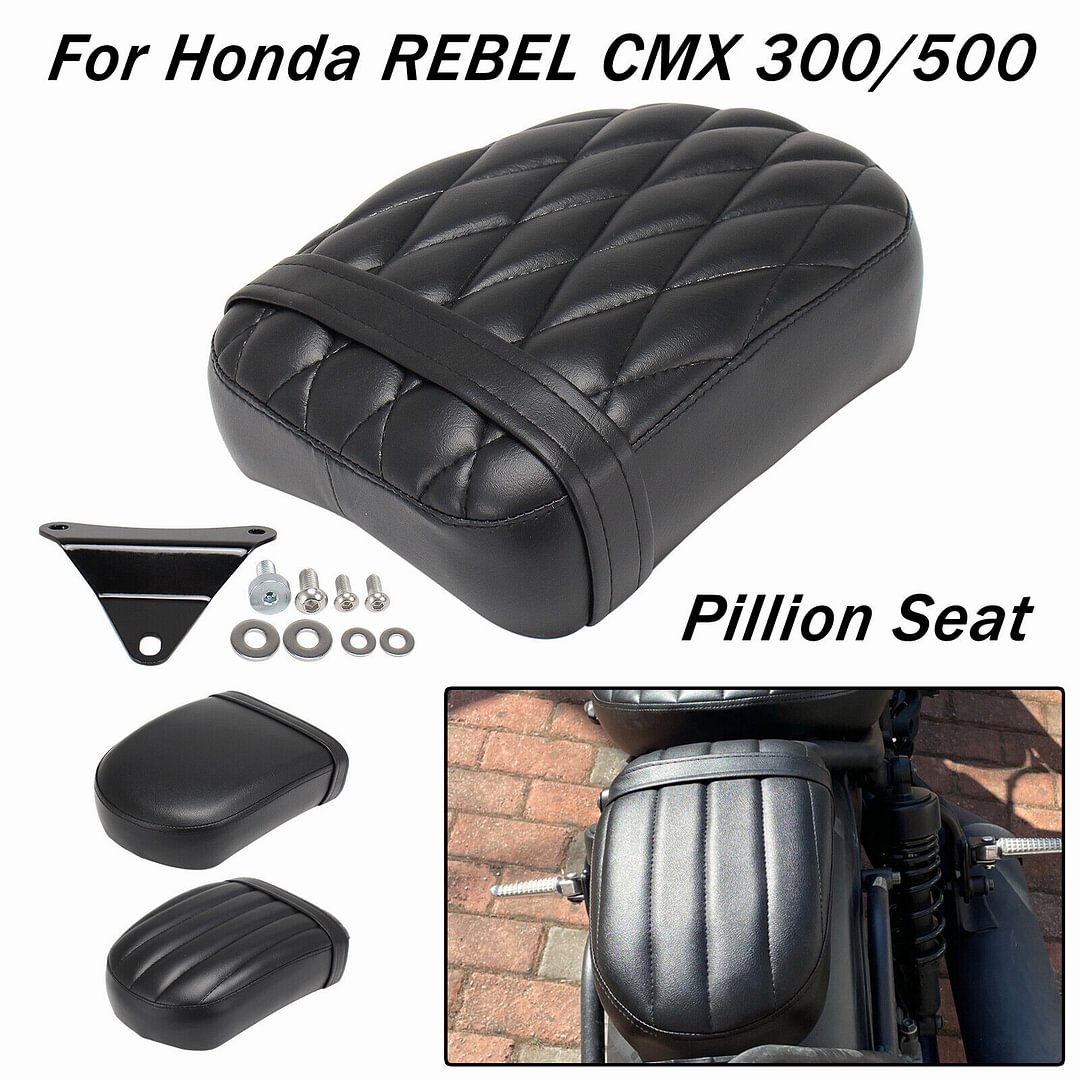 Passenger Seat For Honda REBEL CMX300 CMX500 2017-2022 Rear Pillion Cushion Pad