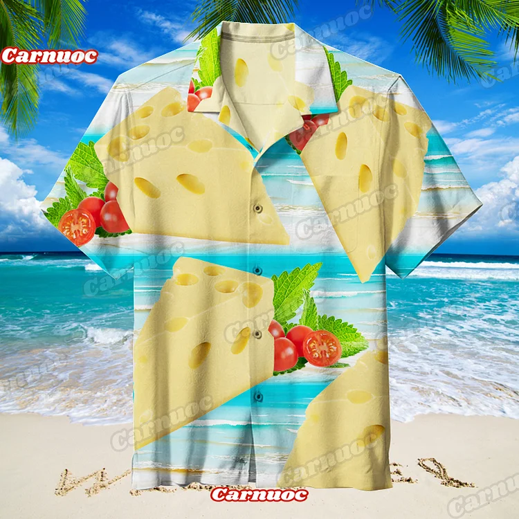 Delicious Cheese | Unisex Hawaiian Shirt