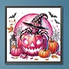 Diamond Painting - Partial Special Shaped Drill - Halloween Pumpkin(Canvas|30*30cm)