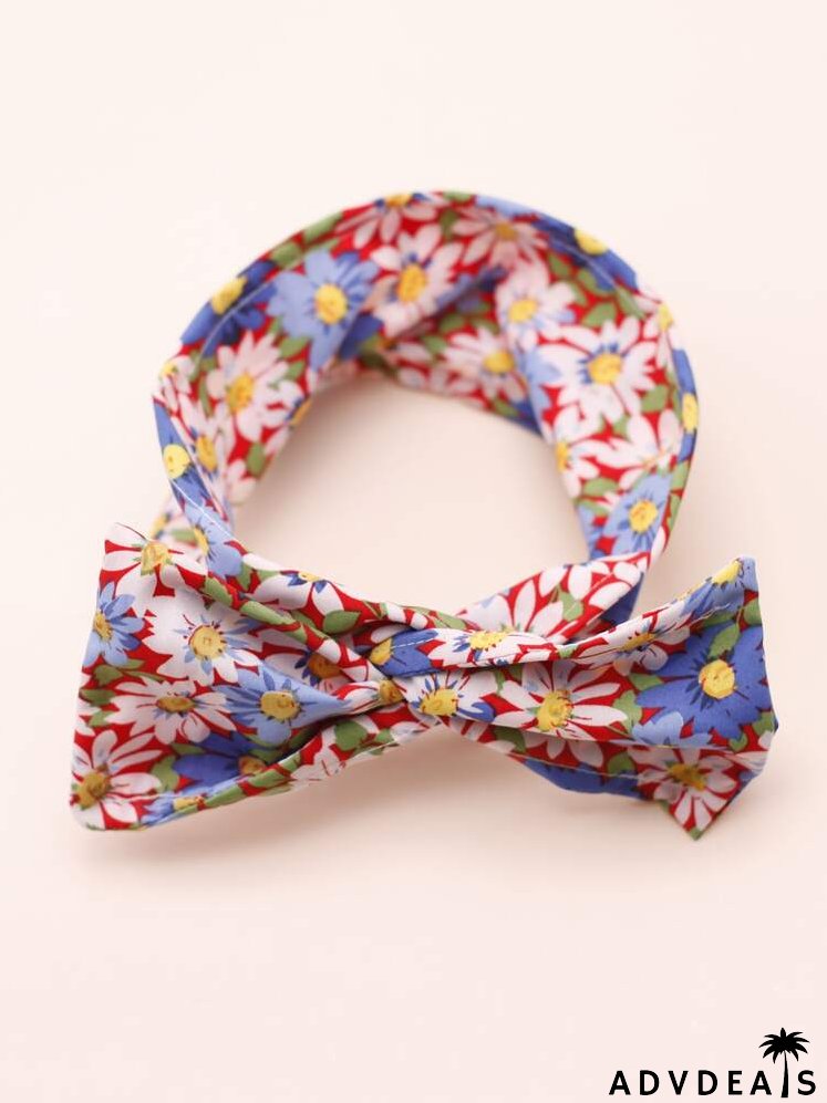 Floral Print Hair Band