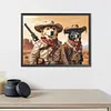 Handsome Cowboy Animal-Full Round Diamond Painting 30*40CM