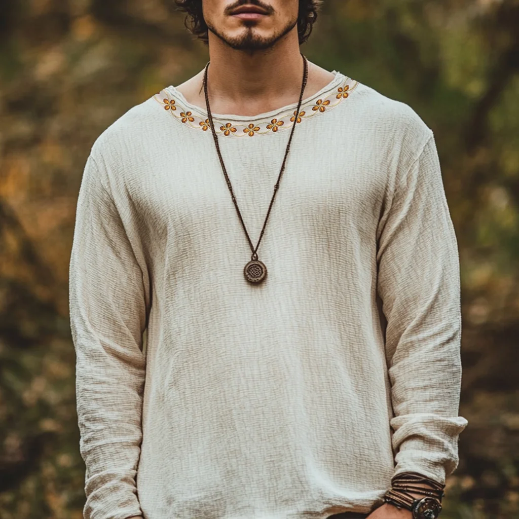 Men's Embroidery Top-inspireuse