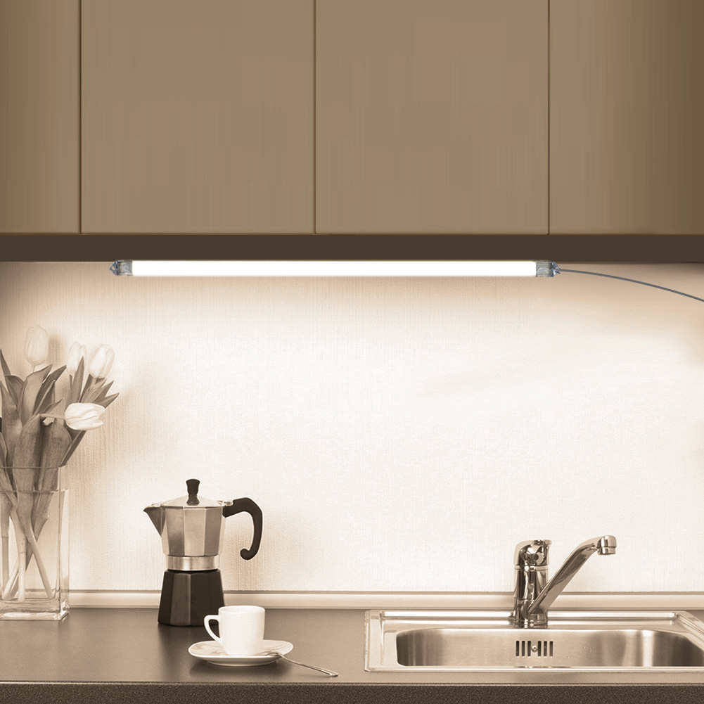 

50cm LED Under Cabinet Wardrobe Closet-Night Light, White light+b, 501 Original