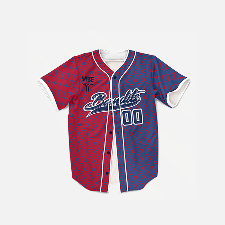YITE | WB24-011- Red And Blue  Baseball Uniform