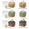 Pepper Spice Storage Jars Set Condiment Jars Organizer Outdoor Barbecue Utensils
