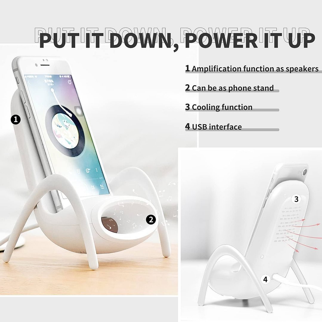 Sound Amplifying Wireless Charging Chair