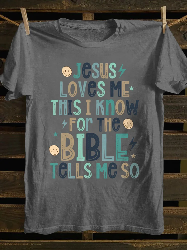 Jesus Loves Me Biblical Toddler T-shirt
