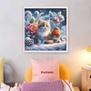 Cat And Birds-11CT Stamped Cross Stitch 40*40cm/15.75*15.75in