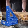 Woodworking Square Protractor Aluminum Alloy 3D Multi-Angle Measuring Ruler