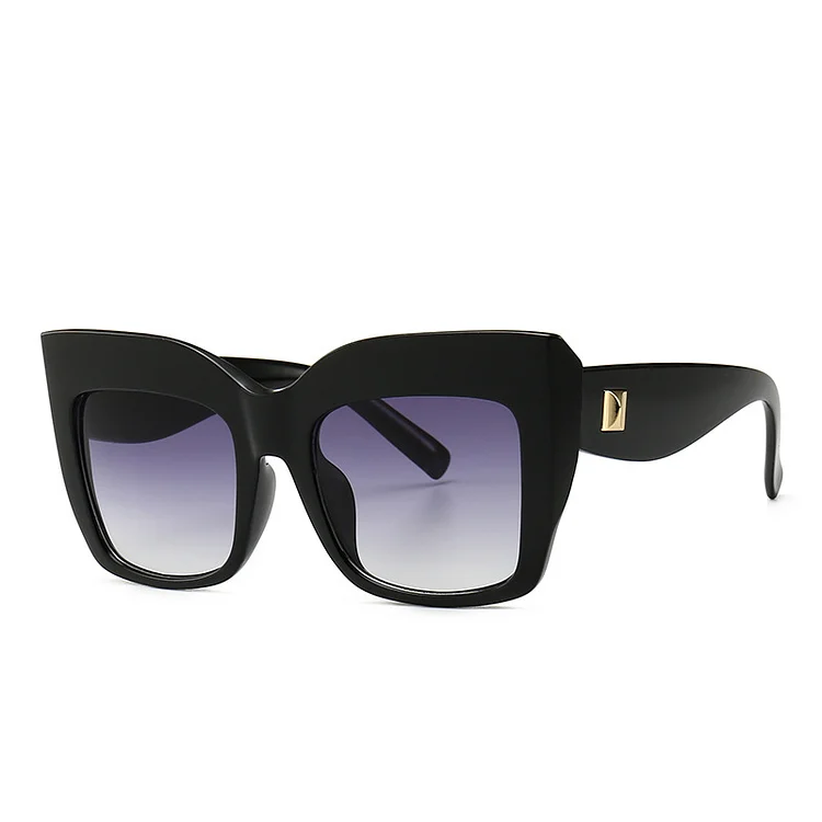 Luxury Brand Design Ladies Oversized Cat Eye Sunglasses Women Vintage Sun Glasses for Female Shades UV400 Eyewear oculos de sol
