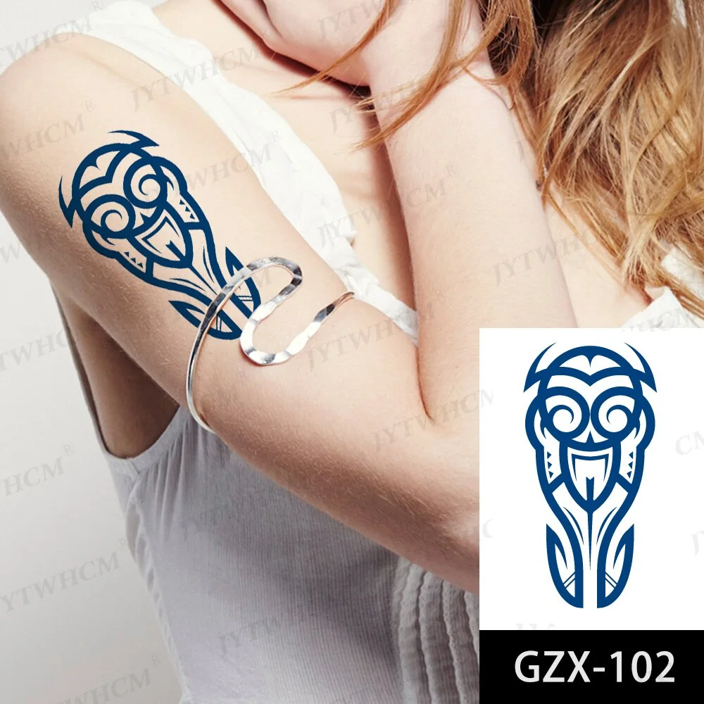 Juice 2 Weeks Lasting Tattoo Sticker Moon Forest Small Arrow Rose Waterproof Transfer Fake Tatoo Female Transfer Tatto Men Women