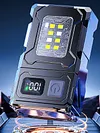 COB SMD USB Charging Hat Clip Light LED Keychain Flashlight Rotatable Work Light
