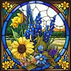 Sunflower Bush - 14CT Counted Cross Stitch 40*40cm/15.75*15.75in