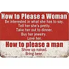 How to Please A Woman   - Vintage Metal Signs(16*12Inch) - Warning
