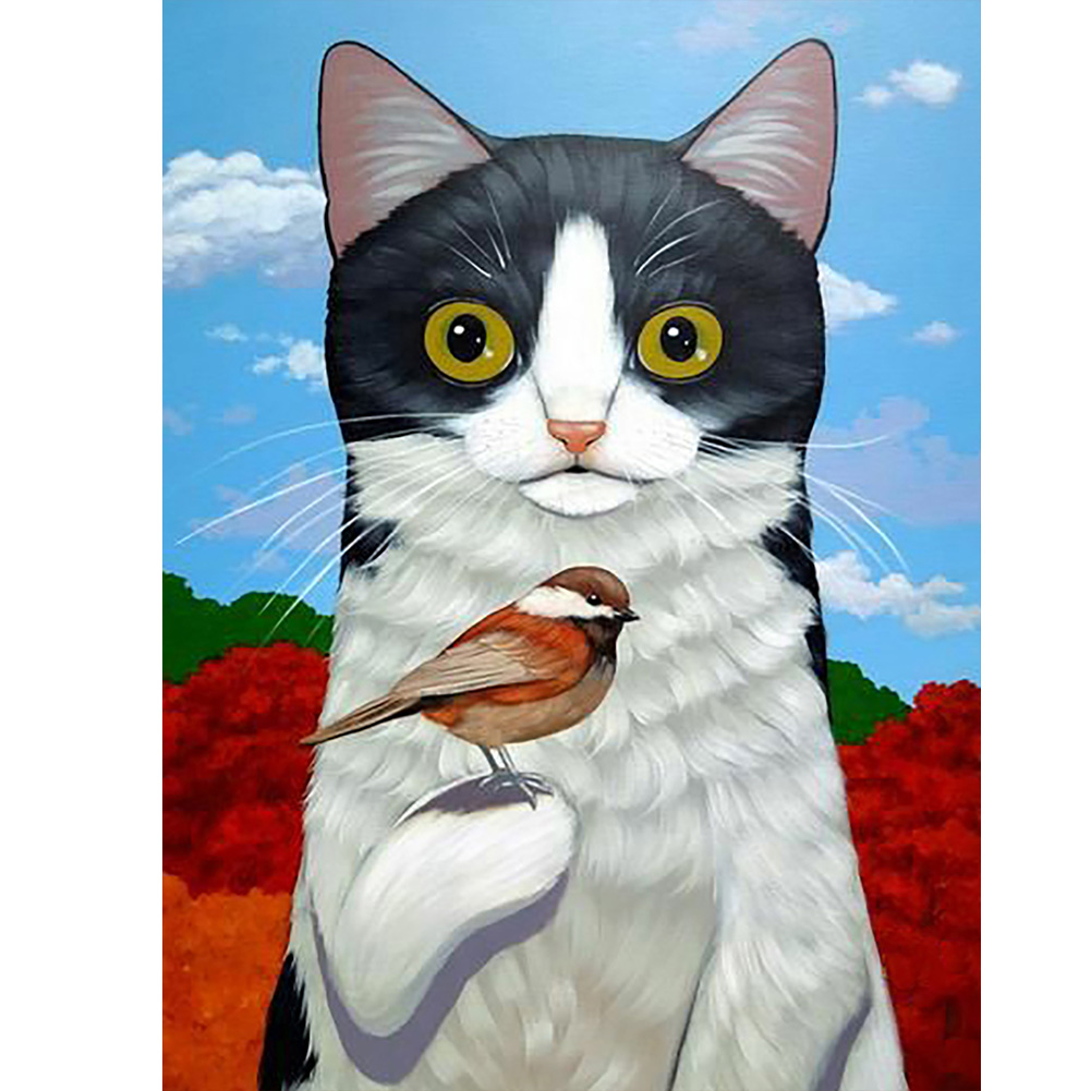 

Cat - Round Drill Diamond Painting - 30*40CM, 501 Original