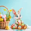 Diamond Painting Acrylic Easter Eggs Rabbit Desktop Ornaments Kit