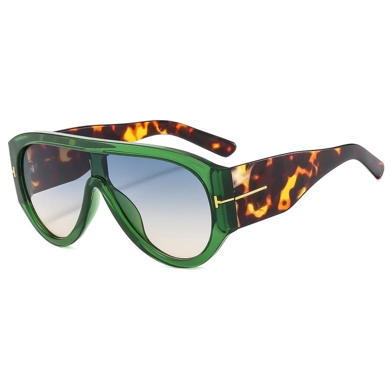 Minimalist Streetwear Solid Color Pc Toad Glasses Full Frame Women’s Sunglasses