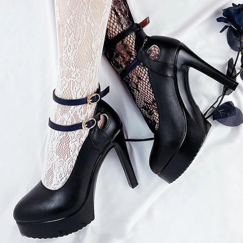 Cute Lolita 11cm High Heels Cool Shoes SP17326