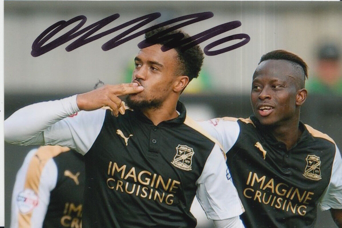 SWINDON TOWN HAND SIGNED NICKY AJOSE 6X4 Photo Poster painting 3.