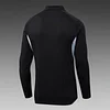 2025 Algeria National Team Half-Pull Training Suit Black Shirt Set