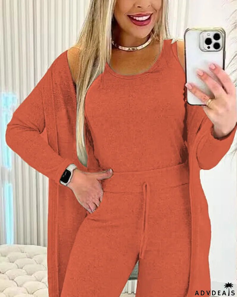 Elegant tricolor set for women