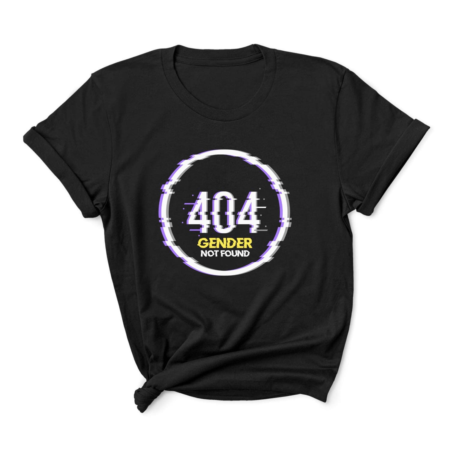 Nonbinary t-shirt funny error