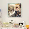 Victorian Girl-14CT Stamped Cross Stitch 50*50cm/19.69*19.69in