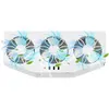 Solar Car Exhaust Fan with 3 Air Outlets Car Radiator Cooling Fan for All Cars