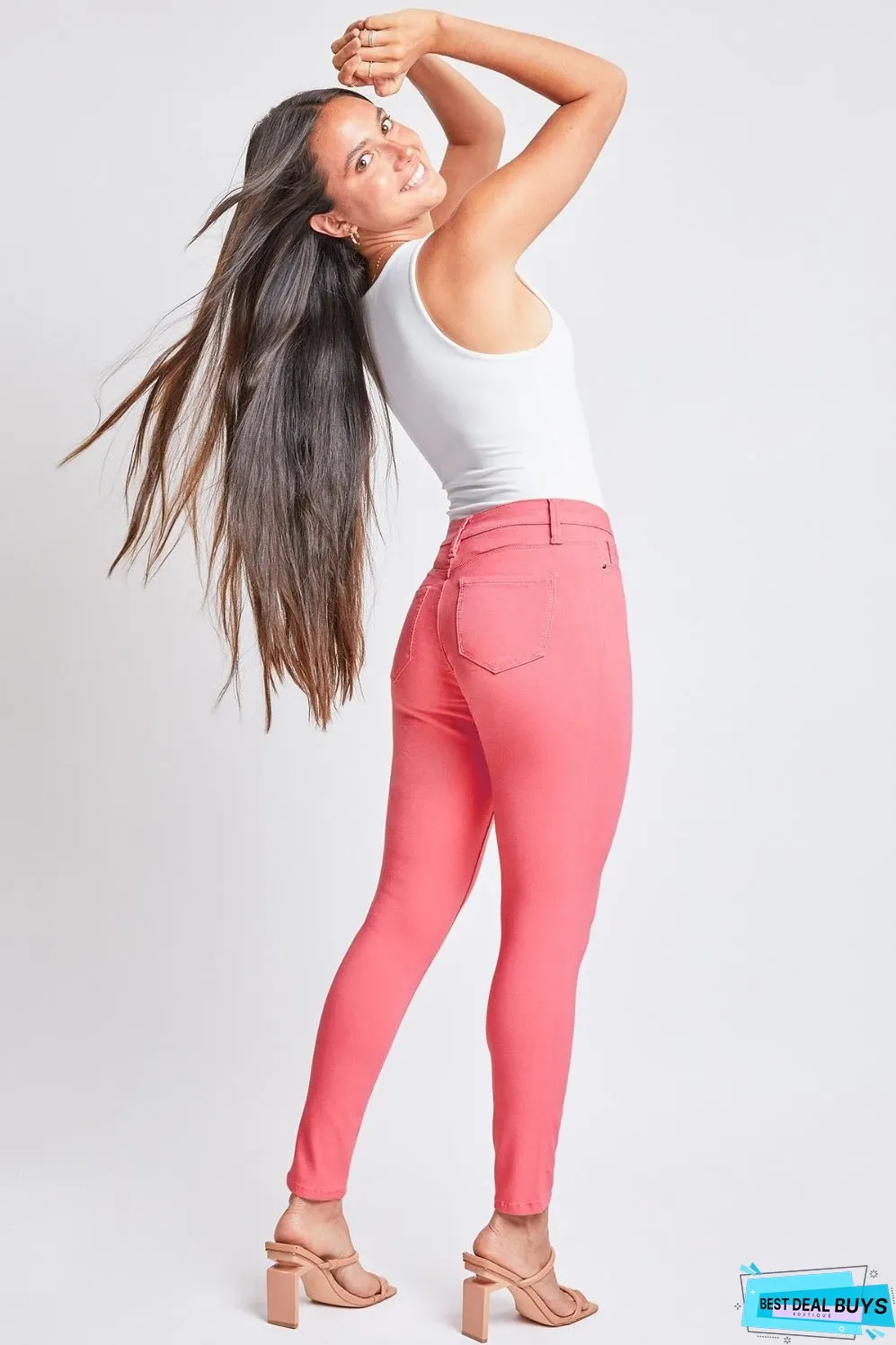 YMI Jeanswear Full Size Hyperstretch Mid-Rise Skinny Jeans
