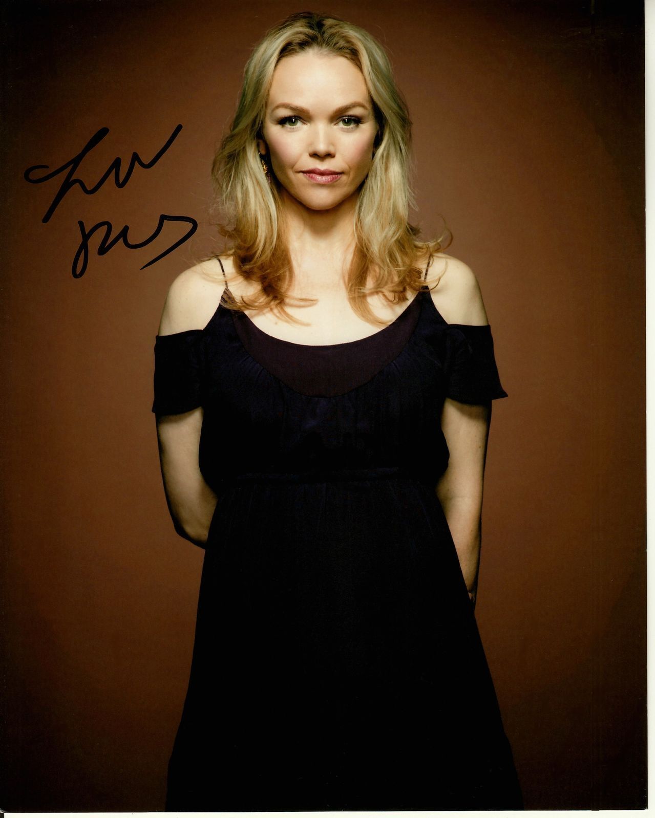 LAUREN BOWLES hand-signed SEXY 8x10 CLOSEUP w/ uacc rd coa TRUE BLOOD authentic