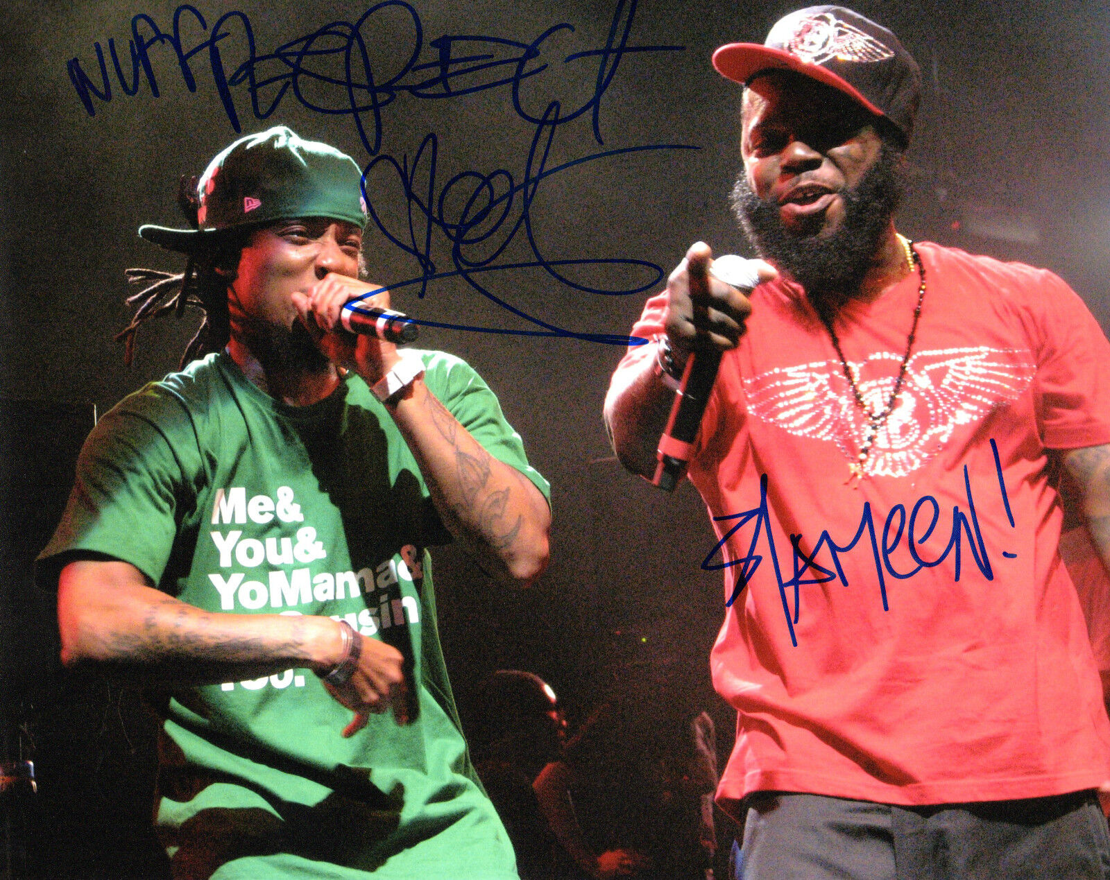 GFA Tek and Steele * SMIF-N-WESSUN * Signed 8x10 Photo Poster painting S1 COA