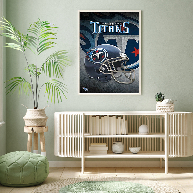 Tennessee Titans Logo Paint By Numbers - PBN Canvas