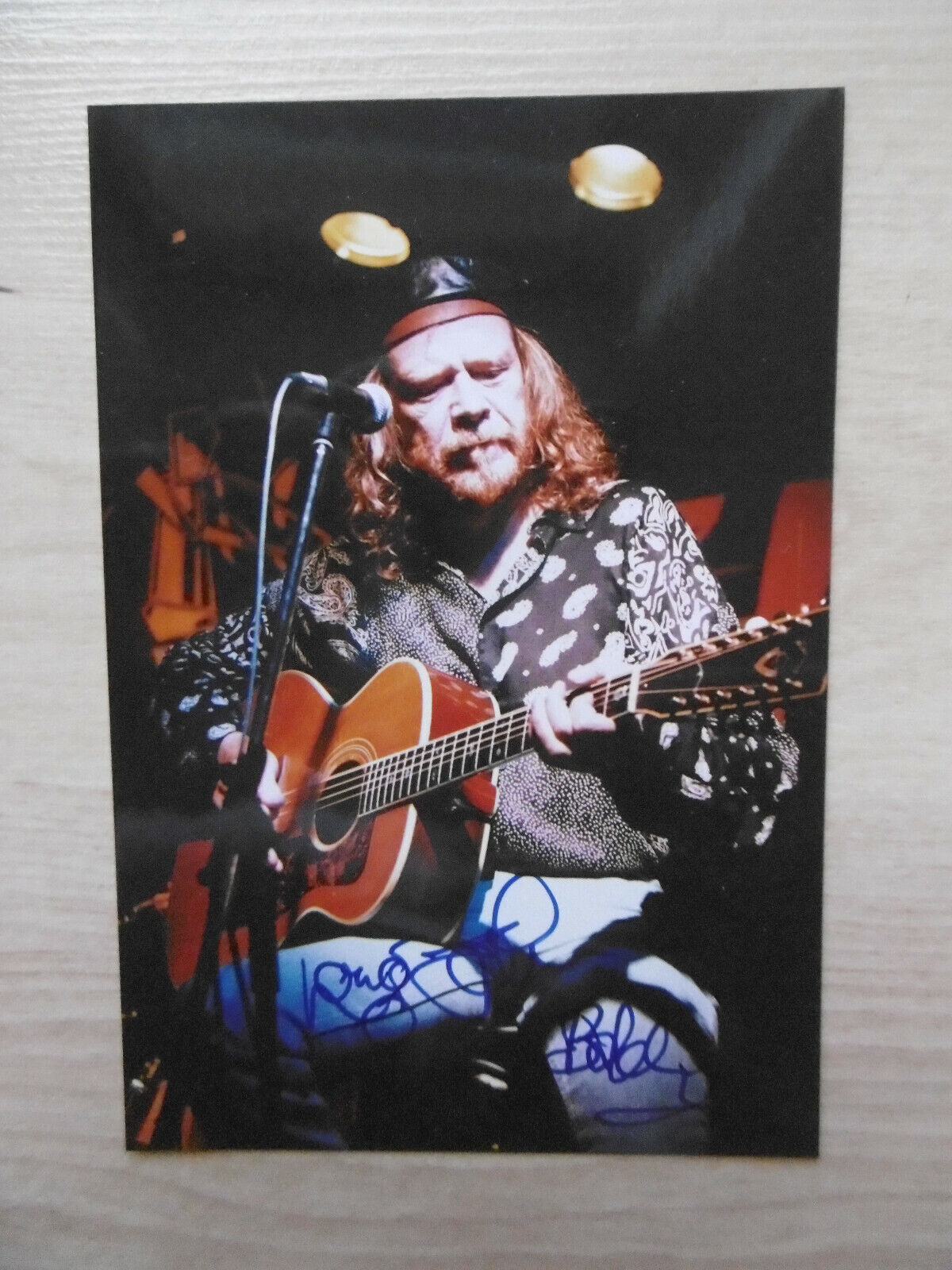 Long John Baldry signed 4x5 inch Photo Poster painting autograph