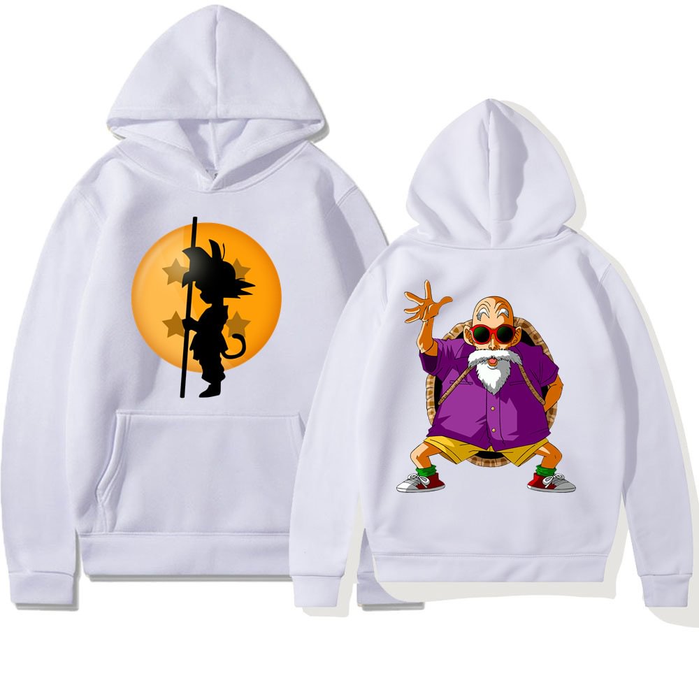 Anime Sweatshirt Dragon Ball Z Print Hoodie Men's Casual Sweater Hoodie