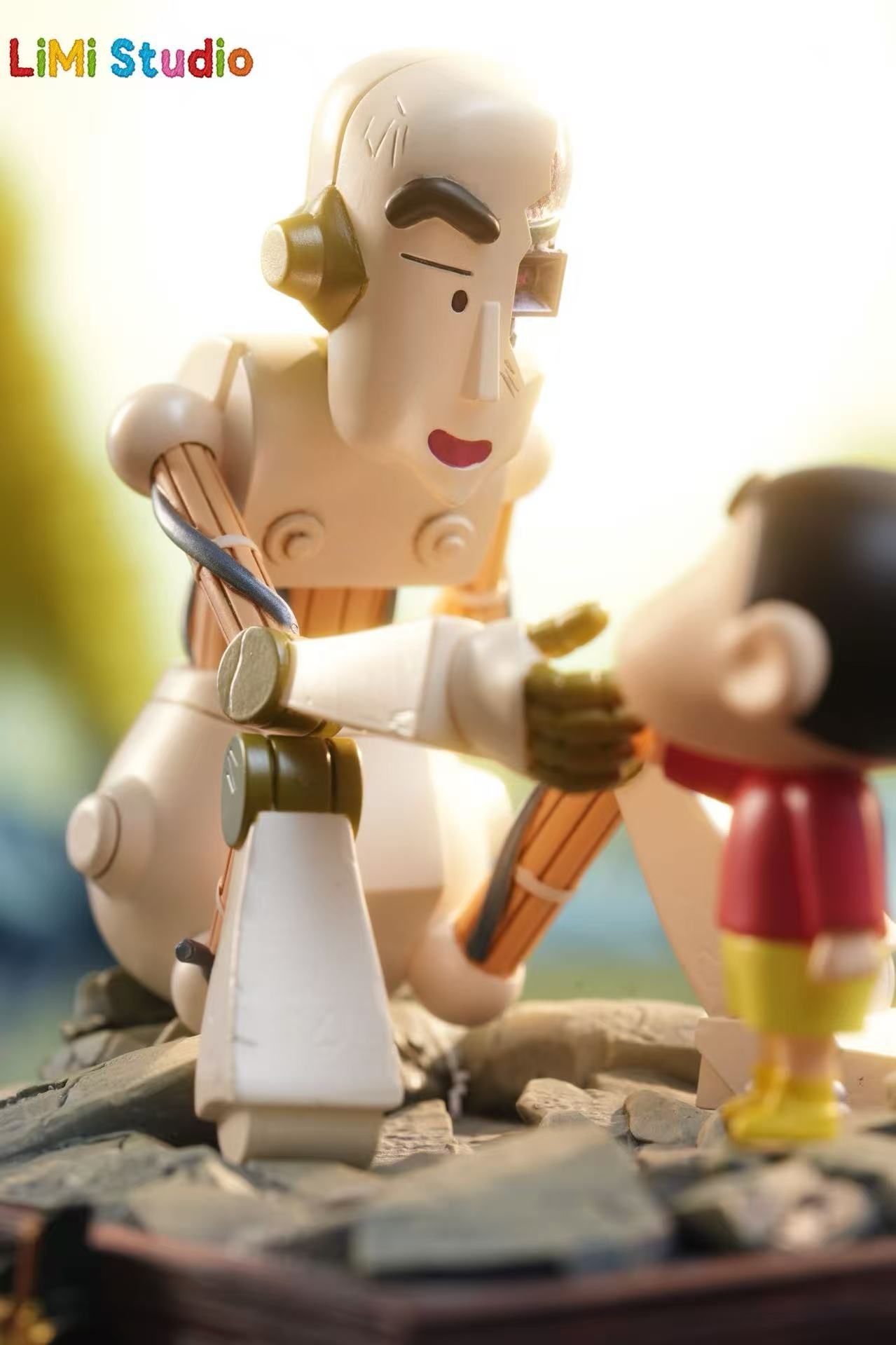 LiMi Studio - Crayon Shin-chan Shinnosuke and the Robot Dad Statue(GK)-