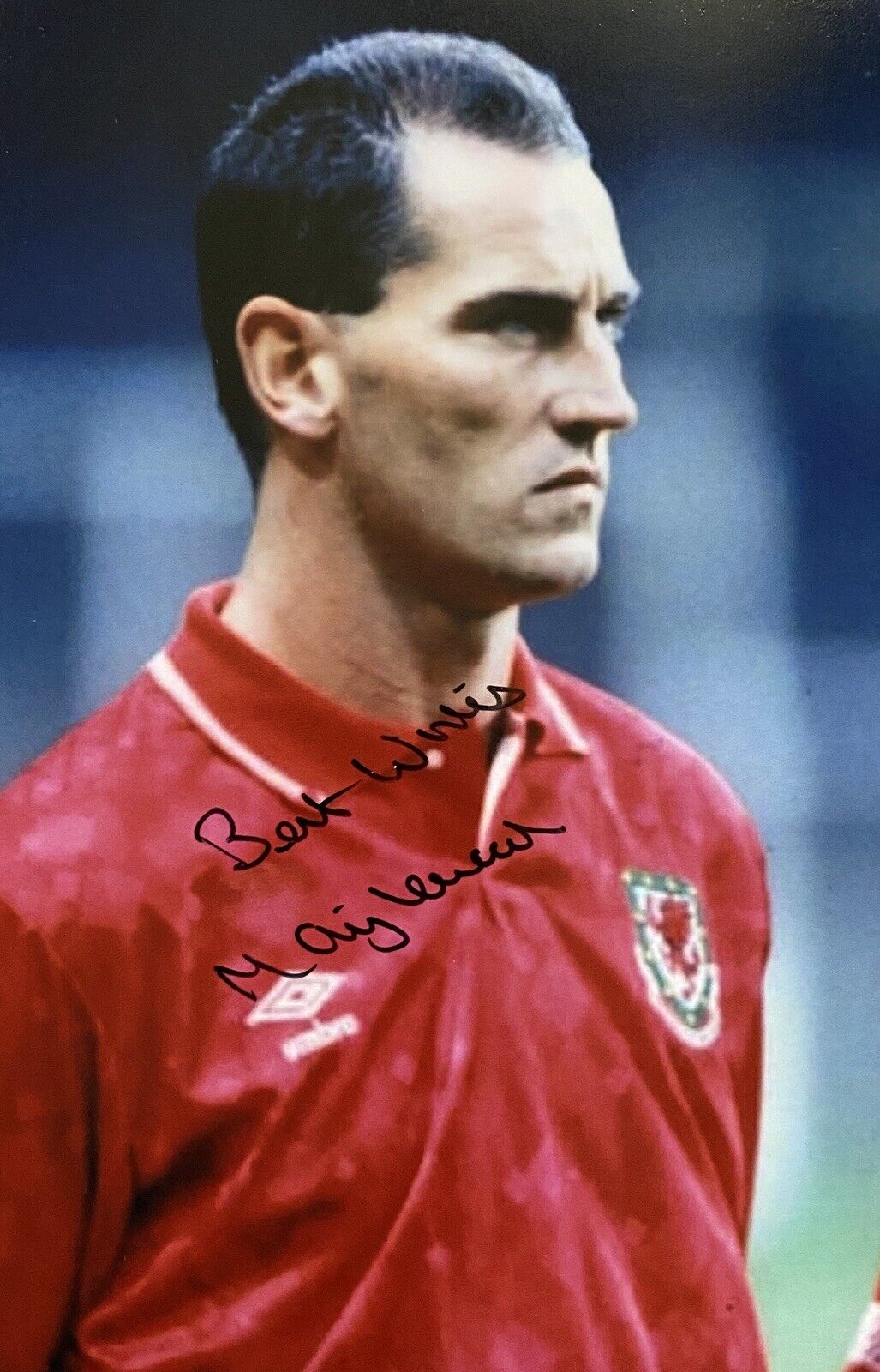 Mark Aizlewood Genuine Hand Signed Wales 6X4 Photo Poster painting