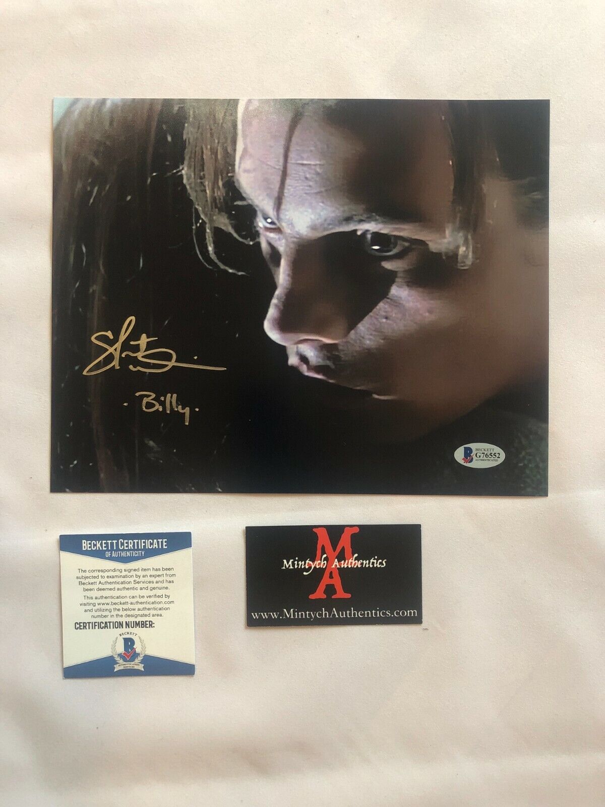 SKEET ULRICH AUTOGRAPHED SIGNED 8x10 Photo Poster painting! SCREAM! BECKETT AUTHENTIC COA HORROR